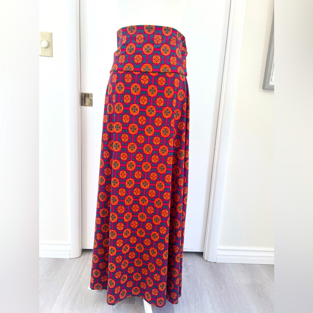 Lularoe Long Maxi Multicolor Pattern Skirt